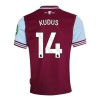 Officiële Voetbalshirt West Ham United Kudus 14 Thuis 2024-25 - Heren